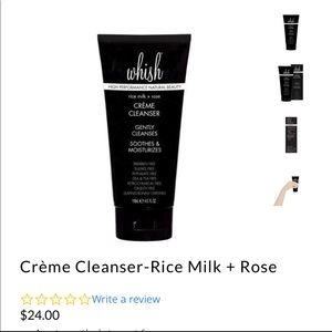 Whish Beauty Rice Milk+Rose Water Creme Cleanser